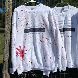 White Crewneck Pullover